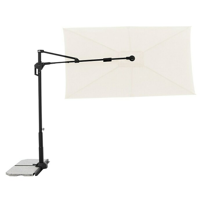 Doppler Active Ampelschirm Side City (Natur, Bespannungsmaß (L x B): 240 x 135 cm) | BAUHAUS