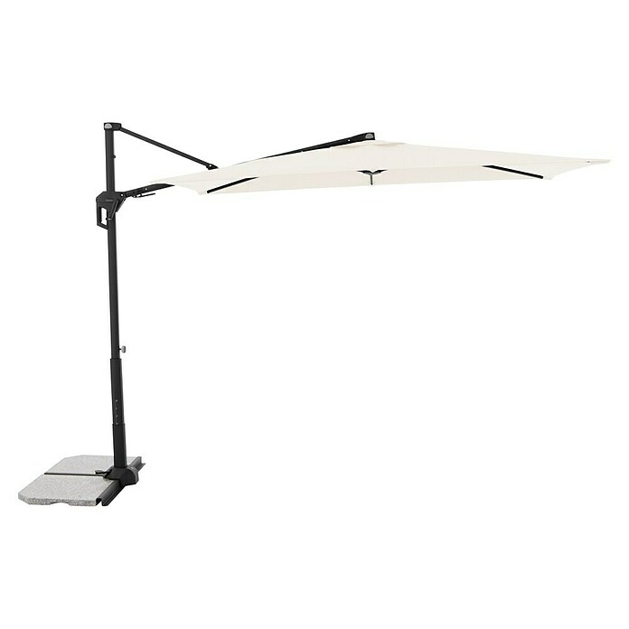 Doppler Active Ampelschirm Side City (Natur, Bespannungsmaß (L x B): 240 x 135 cm) | BAUHAUS