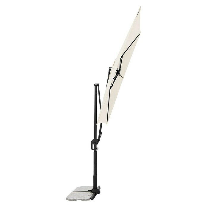 Doppler Active Ampelschirm Side City (Natur, Bespannungsmaß (L x B): 240 x 135 cm) | BAUHAUS