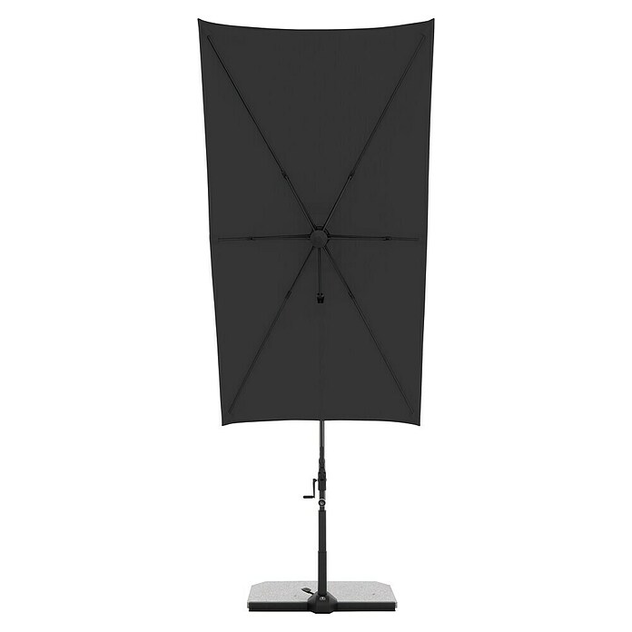 Doppler Active Ampelschirm Side City (Anthrazit, Bespannungsmaß (L x B): 240 x 135 cm) | BAUHAUS