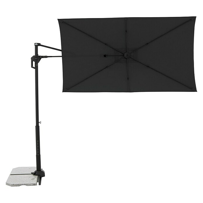 Doppler Active Ampelschirm Side City (Anthrazit, Bespannungsmaß (L x B): 240 x 135 cm) | BAUHAUS