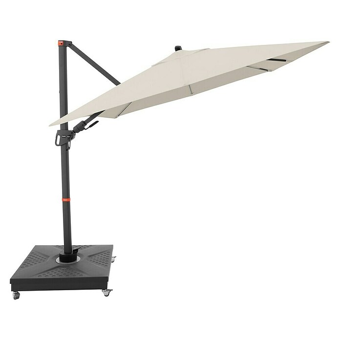 Doppler Ampelschirm myZone AX (Natur, Bespannungsmaß (L x B): 210 x 210 cm) | BAUHAUS