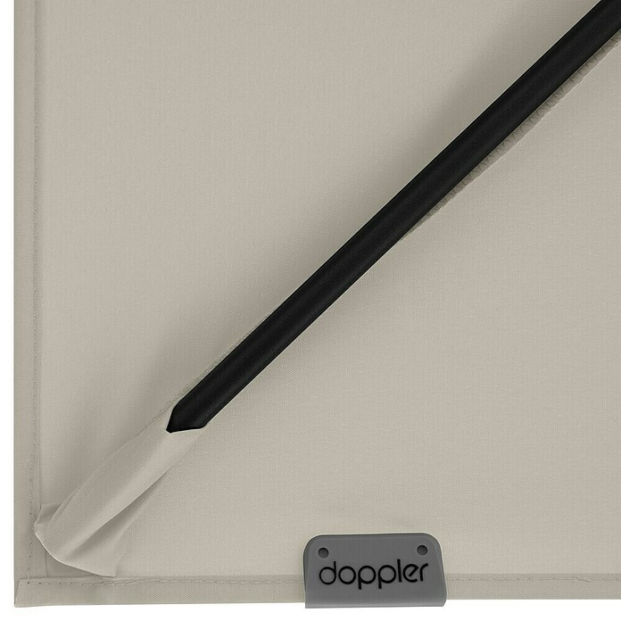 Doppler Ampelschirm myZone AX (Natur, Bespannungsmaß (L x B): 210 x 210 cm) | BAUHAUS