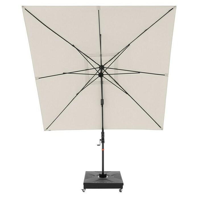 Doppler Ampelschirm myZone AX (Natur, Bespannungsmaß (L x B): 280 x 280 cm) | BAUHAUS