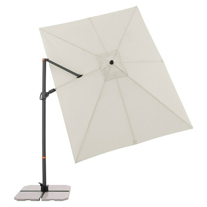 Doppler Ampelschirm myZone AX (Natur, Bespannungsmaß (L x B): 320 x 240 cm) | BAUHAUS