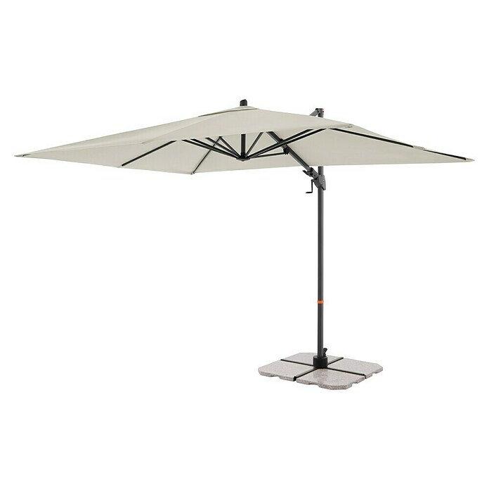 Doppler Ampelschirm myZone AX (Natur, Bespannungsmaß (L x B): 320 x 240 cm) | BAUHAUS