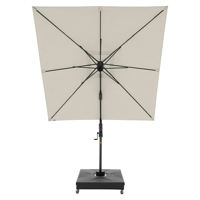 Doppler Ampelschirm myZone AX (Natur, Bespannungsmaß (L x B): 210 x 210 cm) | BAUHAUS