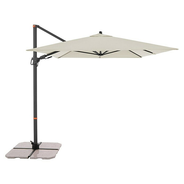 Doppler Ampelschirm myZone AX (Natur, Bespannungsmaß (L x B): 320 x 240 cm) | BAUHAUS