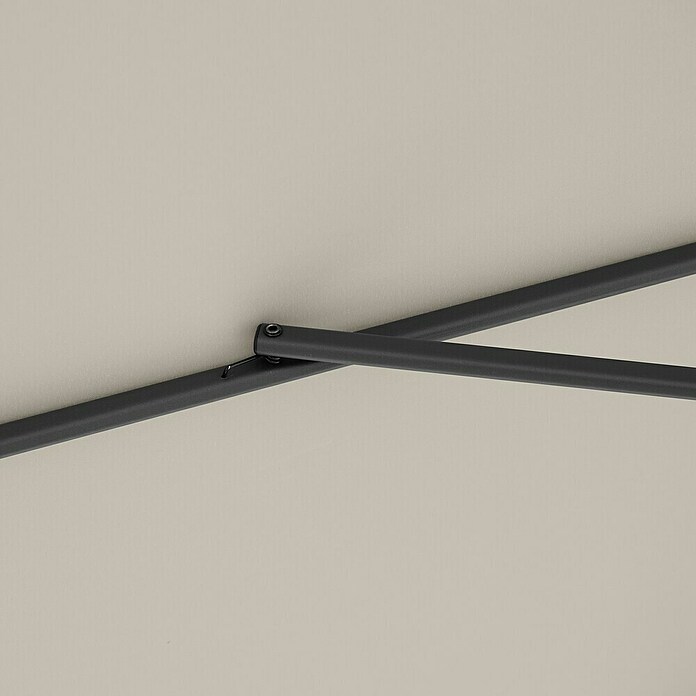 Doppler Ampelschirm myZone AX (Natur, Bespannungsmaß (L x B): 210 x 210 cm) | BAUHAUS