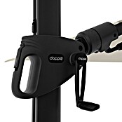 Doppler Ampelschirm myZone AX (Natur, Bespannungsmaß (L x B): 210 x 210 cm) | BAUHAUS