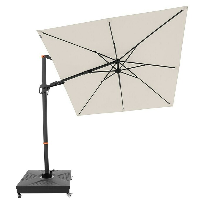 Doppler Ampelschirm myZone AX (Natur, Bespannungsmaß (L x B): 210 x 210 cm) | BAUHAUS