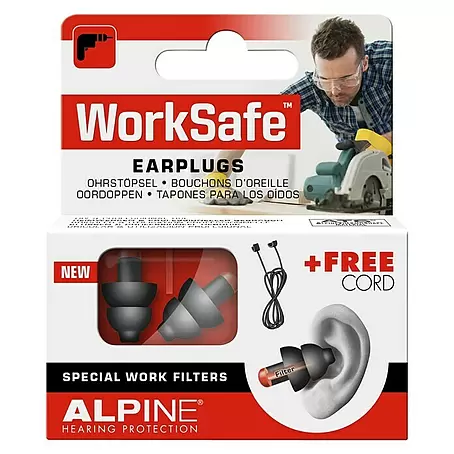 Alpine  Gehörschutzstöpsel Worksafe