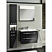 Camargue Star Hochschrank (30 x 30 x 181,6 cm, Grafit, Ausführung: Links)
