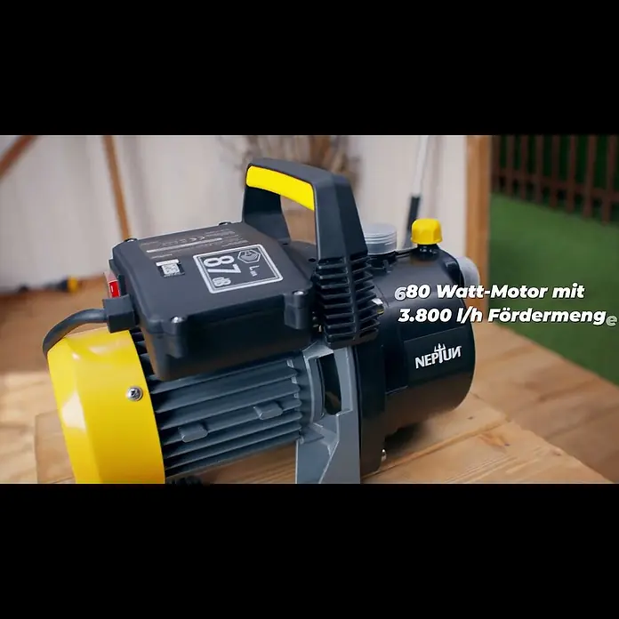 Neptun Gartenpumpe NGP-E 68 - 680 W, Max. Fördermenge: 3.800 l/h - Neptun Gartenpumpe NGP-E 68