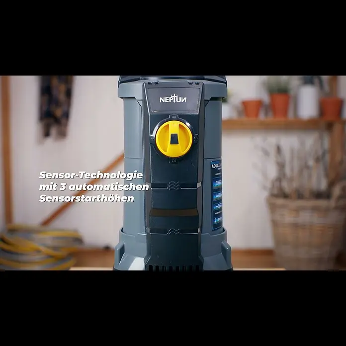 Neptun Schmutzwasserpumpe NSP-E 70 SENSOR - 700 W, Max. Fördermenge: 17.600 l/h, Eintauchtiefe: 5 m - Neptun Schmutzwasserpumpe NSP-E 70 SENSOR