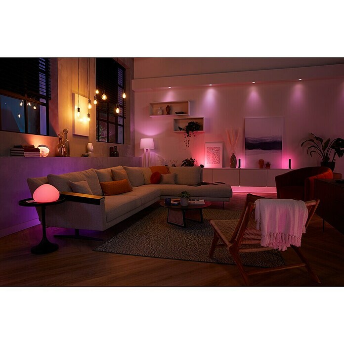 Philips Hue Led-tafellamp (8,5 W, Wit, Hoogte: 26,8 cm)