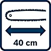Bosch Professional Sägekette Zubehör Ersatzkette 40 cm (Passend für: Bosch Professional AMPShare 18V Akku-Kettensäge GKE 18V-40) | BAUHAUS