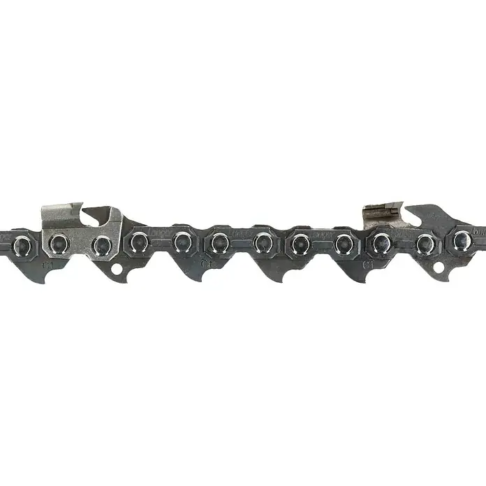 Bosch Professional Sägekette - Passend für: Bosch Professional AMPShare 18V Akku-Kettensäge GKE 18V-40 - Nahaufnahme einer Kettensägenkette, die die scharfen Schneidzähne und die robuste Konstruktion für effiziente Schnitte zeigt.