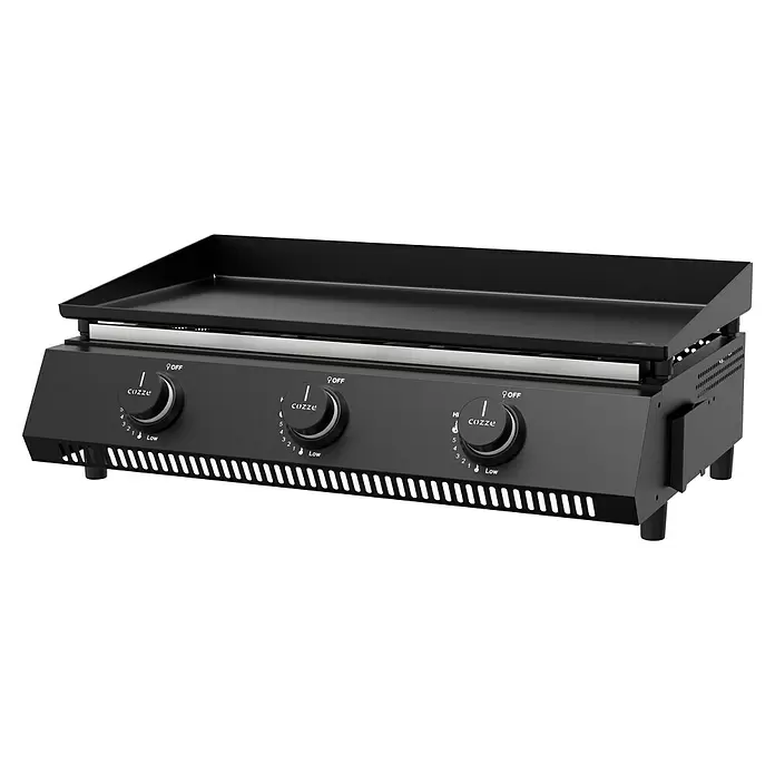 Cozze Plancha-Grill G 700Grillfläche (B x T): 66,5 x 35 cm, Anzahl Brenner: 3 Stk., Schwarz
