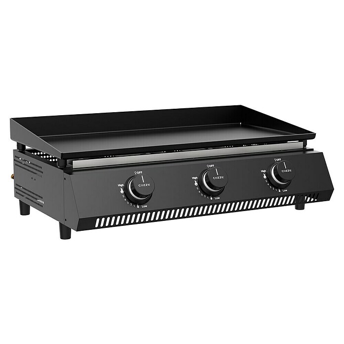 Cozze Plancha-Grill G 700 (Grillfläche (B x T): 66,5 x 35 cm, Anzahl Brenner: 3 Stk., Schwarz) | BAUHAUS