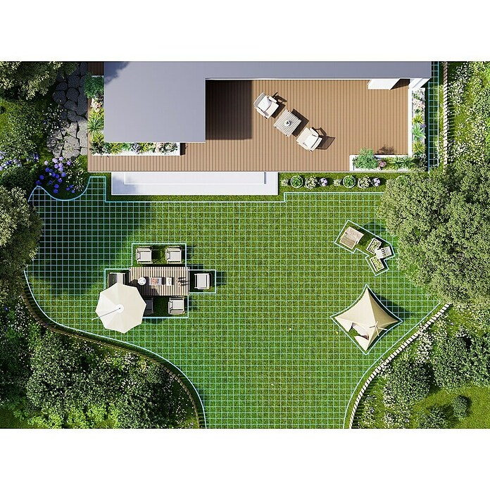 Ecovacs Goat Robotmaaier O800 RTK (800 m², Snijbreedte: 22 cm, Satellietnavigatie, RTK) | BAUHAUS