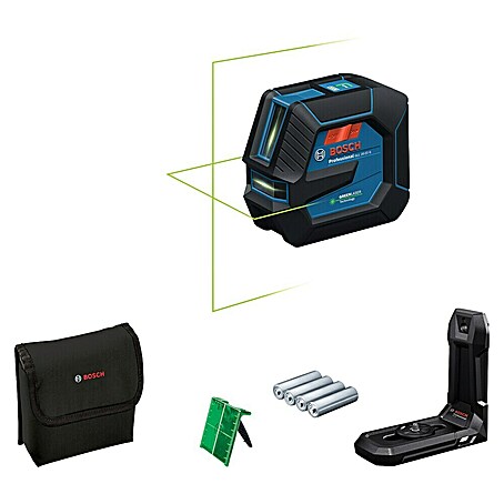 Bosch Professional Láser de línea PRO GLL 20-22 G (Zona de trabajo máx.: 20 m, Rango de nivelación: ± 0,3 mm/m, 5 pzs.)