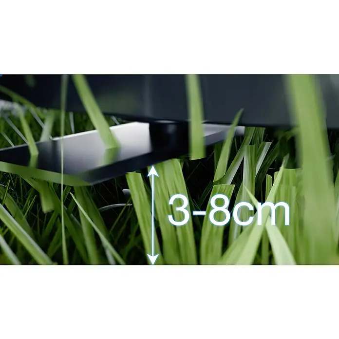 Ecovacs Goat Mähroboter O800 RTK - 800 m², Schnittbreite: 22 cm, Satellitengestützte Navigation, RTK - Die ideale Grashöhe für den Mähroboter liegt zwischen 3 und 8 cm, für einen perfekten Schnitt und ein gesundes Wachstum.