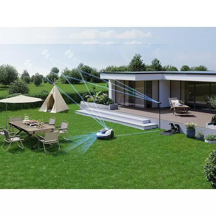 Ecovacs Mähroboter O800 RTK800 m², Schnittbreite: 22 cm, Satellitengestützte Navigation, RTK