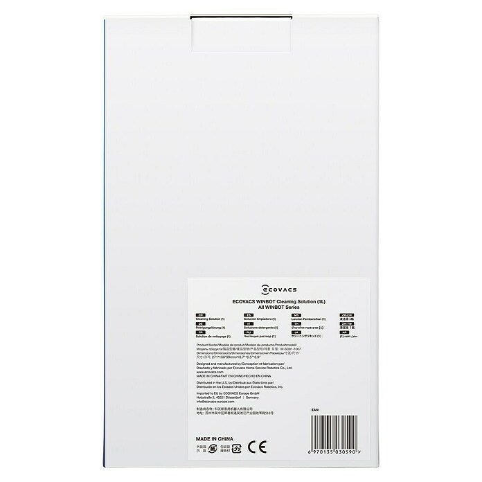 Ecovacs Glasreiniger Cleaning Solution (1 l, Flasche) | BAUHAUS