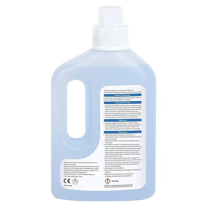 Ecovacs Glasreiniger Cleaning Solution (1 l, Flasche) | BAUHAUS