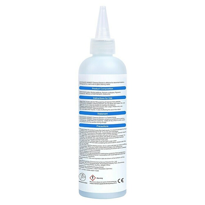 Ecovacs Glasreiniger Cleaning Solution (230 ml, Flasche) | BAUHAUS