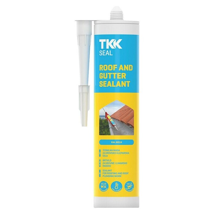 Višenamjenski silikon Roof & Gutter  (Sivosmeđa, 300 ml) | BAUHAUS