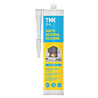 Silikon za peći i kamine 300 °C, Neutral (Crna, 300 ml)