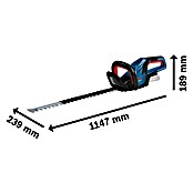 Bosch Professional AMPShare 18V Accu Heggenschaar GHE 18V-60 II (18 V, Excl. accu, Lengte zaagblad: 60 cm) | BAUHAUS