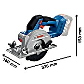 Bosch Professional AMPShare 18V Sierra circular de batería GKS 18V-51 (18 V, Sin batería, 5.800 r.p.m. - 6.300 r.p.m.) | BAUHAUS