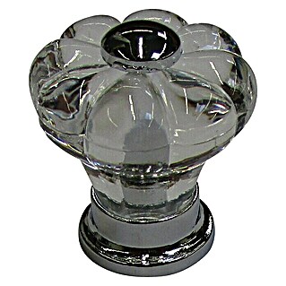 Möbelknopf (Typ Möbelgriff: Knopf, Glas, Länge: 25 mm)