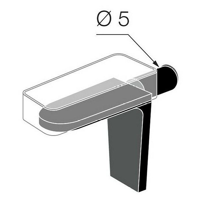Walteco Glasbodenträger (Durchmesser: 5 mm, 20 Stk.) | BAUHAUS