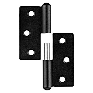 Walteco Scharnier Links (L x B: 50 x 50 mm, 2 Stk.)