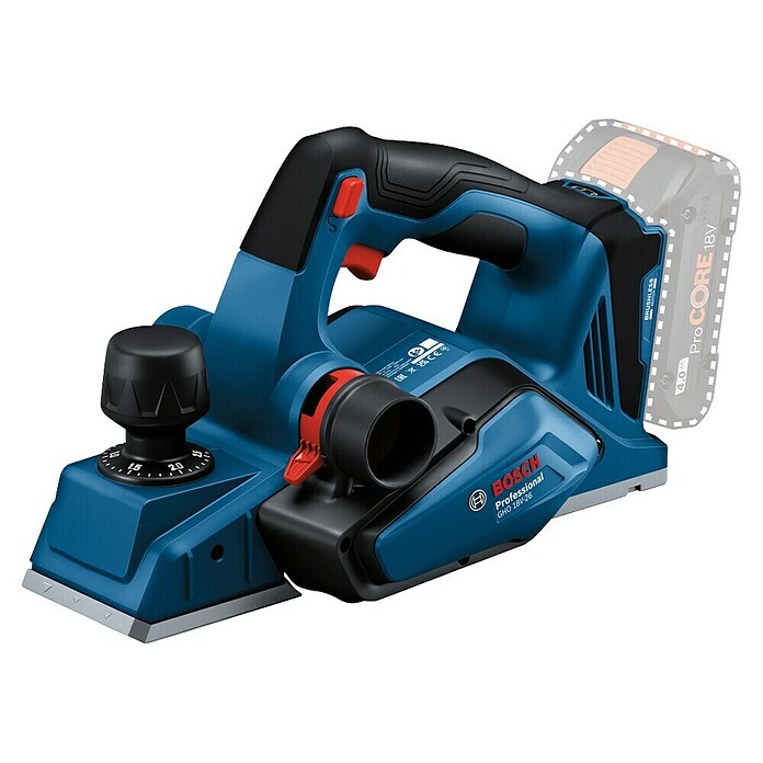 Bosch Professional AMPShare 18V Akku-Hobel GHO 18V-26 (18 V, Ohne Akku) | BAUHAUS