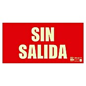 Cartel (L x An: 16 mm x 32 cm, Rojo/Amarillo, Sin Salida) | BAUHAUS