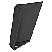 Rei Pata para muebles Trine (L x An x Al: 9 x 3,5 x 10 cm, Capacidad de carga: 100 kg, Acero, Negro) | BAUHAUS