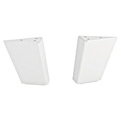 Rei Pata para muebles Trine (L x An x Al: 9 x 3,5 x 10 cm, Capacidad de carga: 100 kg, Acero, Blanco) | BAUHAUS