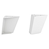 Rei Pata para muebles Trine (L x An x Al: 9 x 3,5 x 10 cm, Capacidad de carga: 100 kg, Acero, Blanco) | BAUHAUS