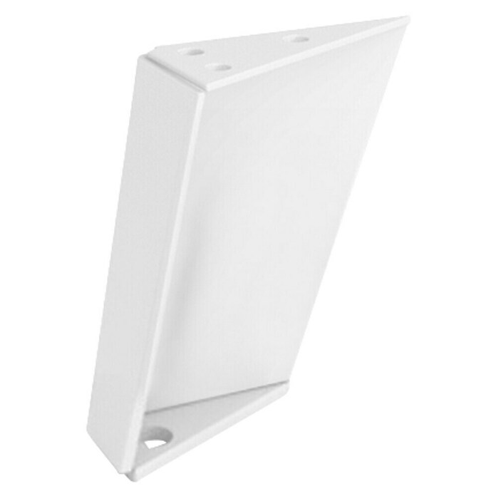 Rei Pata para muebles Trine (L x An x Al: 9 x 3,5 x 10 cm, Capacidad de carga: 100 kg, Acero, Blanco) | BAUHAUS