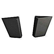 Rei Pata para muebles Trine (L x An x Al: 9 x 3,5 x 10 cm, Capacidad de carga: 100 kg, Acero, Negro) | BAUHAUS