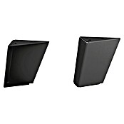 Rei Pata para muebles Trine (L x An x Al: 9 x 3,5 x 10 cm, Capacidad de carga: 100 kg, Acero, Negro) | BAUHAUS