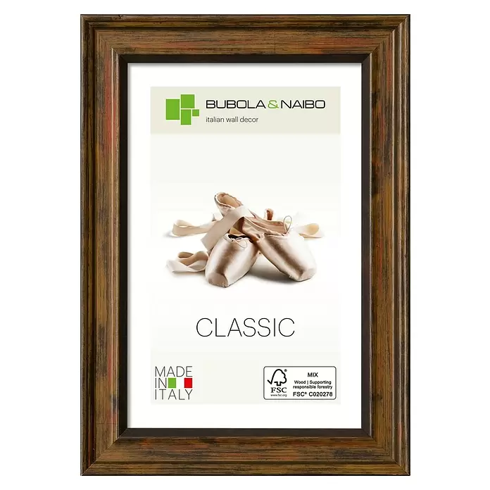 Bubola & Naibo Holzrahmen Ringa50 x 60 cm, Braun - Vorderansicht