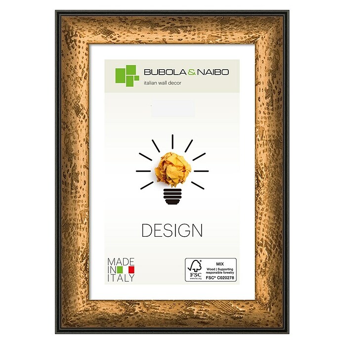 Bubola & Naibo Holzrahmen Linda (50 x 60 cm, Bronze) | BAUHAUS