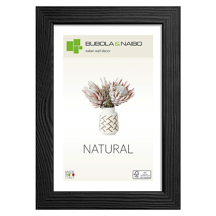 Bubola & Naibo Holzrahmen Tulipa 6340 (15 x 20 cm, Schwarz) | BAUHAUS