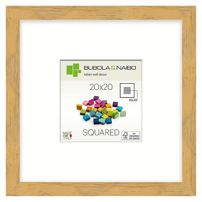 Bubola & Naibo Holzrahmen Tulipa 6340 (20 x 20 cm, Eiche) | BAUHAUS